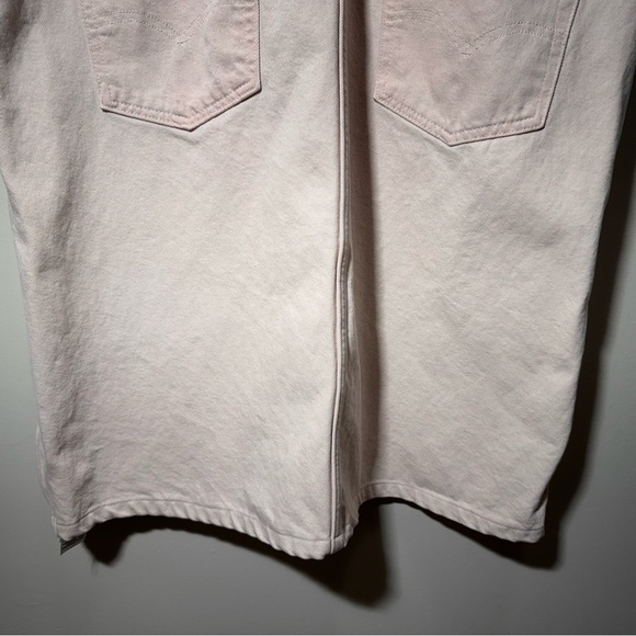 Levi’s Fresh Hendrix Pastel Pink Overalls Dress / Jumper Size XL 100% Cotton - Picture 11 of 16